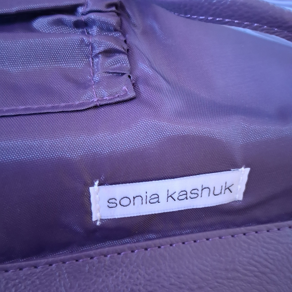 Bnwt Sonia Kashuk Artistic Purple and Gold Cosmetic Case Brush Roll Organizer - Picture 5 of 10